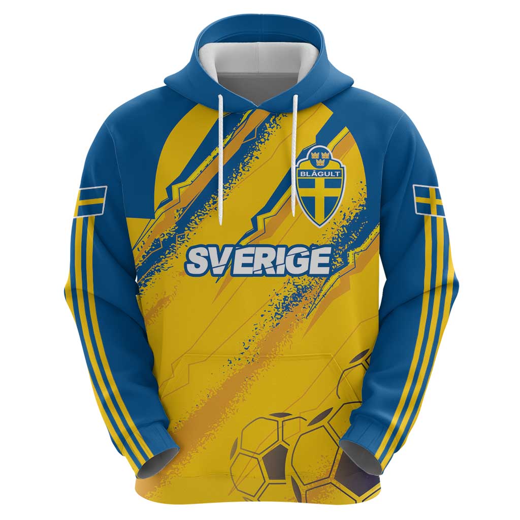 Custom Sweden Football Hoodie Sporty Style LT17