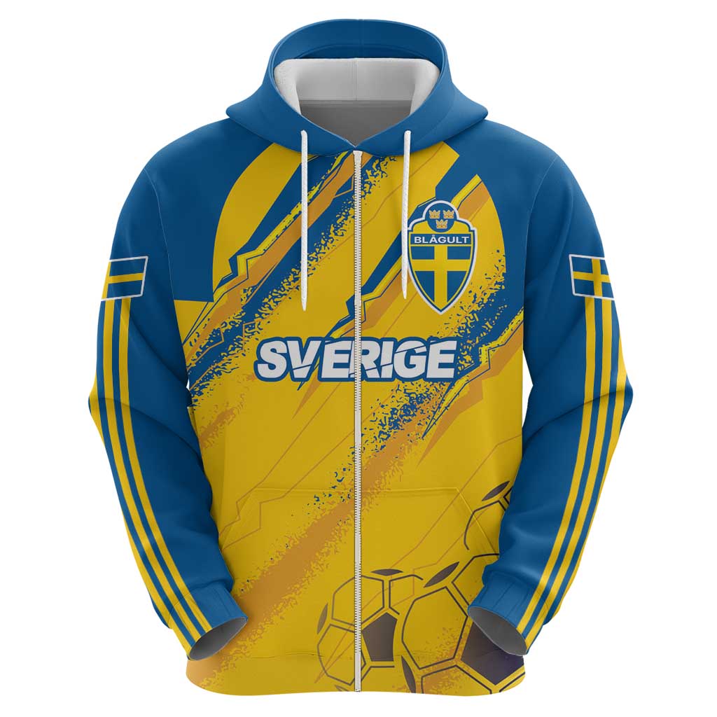 Custom Sweden Football Hoodie Sporty Style LT17