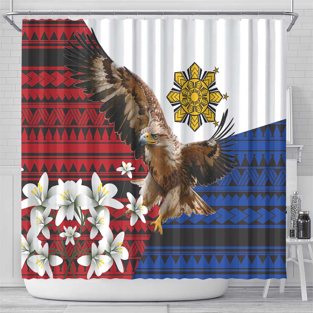Philippine Eagle Week Shower Curtain Philipino Patern LT17