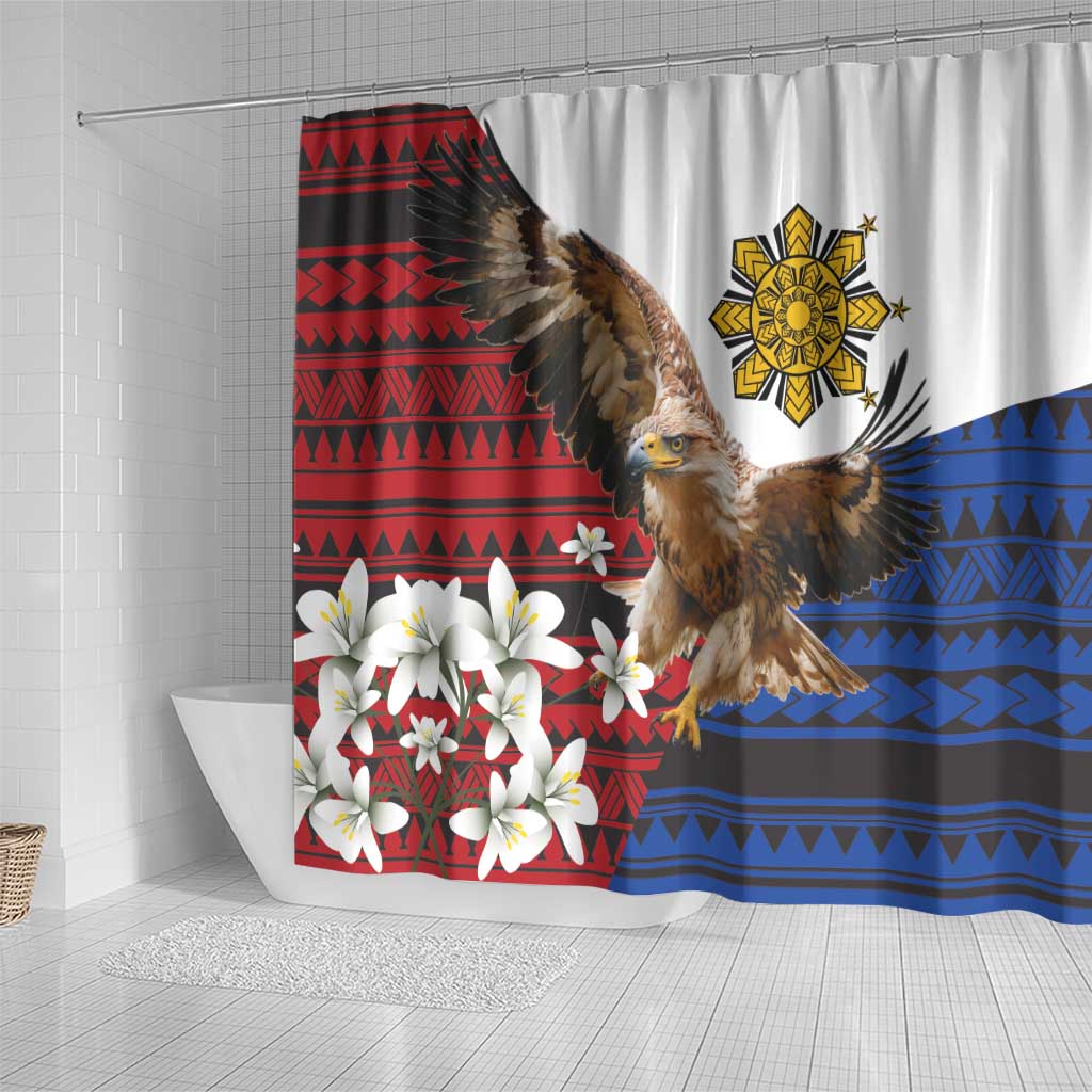 Philippine Eagle Week Shower Curtain Philipino Patern LT17