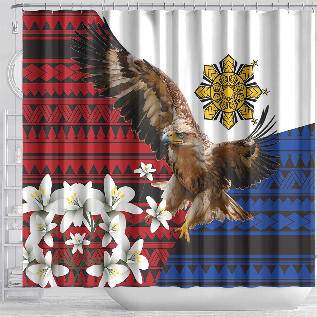 Philippine Eagle Week Shower Curtain Philipino Patern LT17