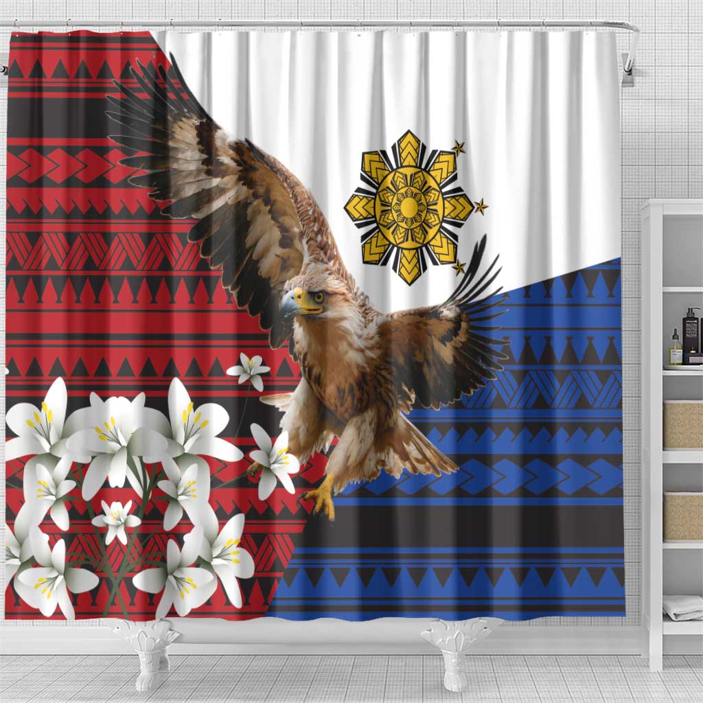 Philippine Eagle Week Shower Curtain Philipino Patern LT17