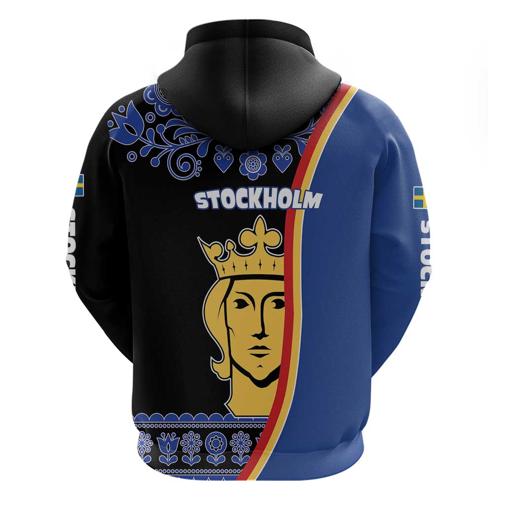 Kingdom of Sweden Stockholm County Hoodie Sweden Coat of arms of Stockholm LT17