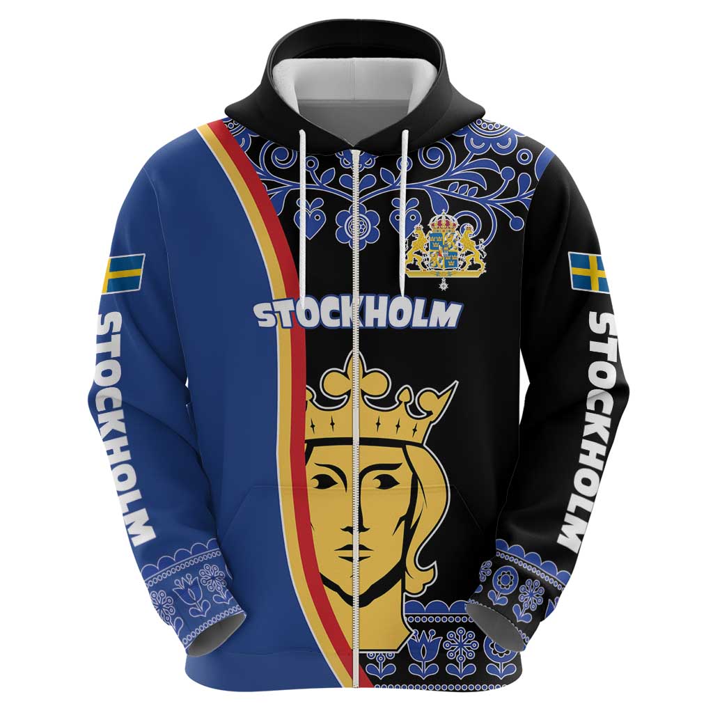 Kingdom of Sweden Stockholm County Hoodie Sweden Coat of arms of Stockholm LT17