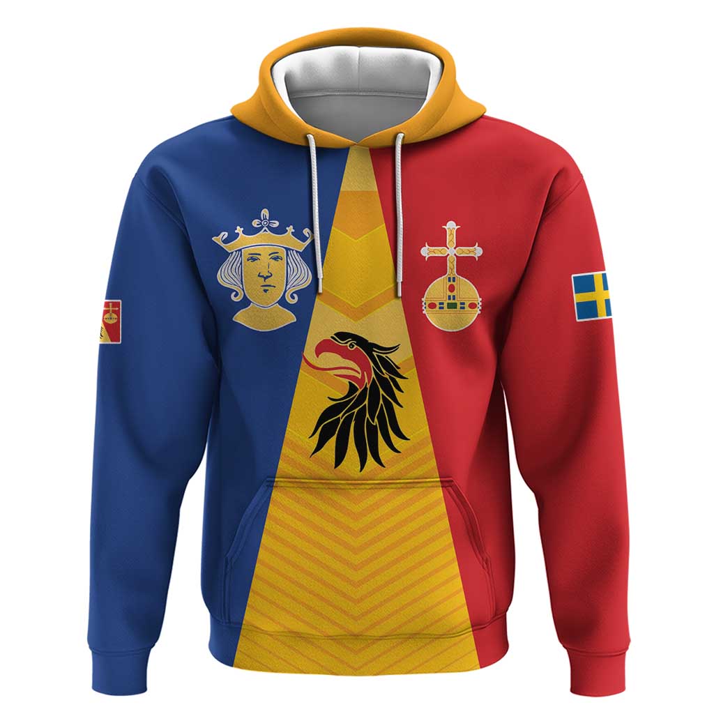 Kingdom of Sweden Stockholm County Hoodie Flag Style LT17