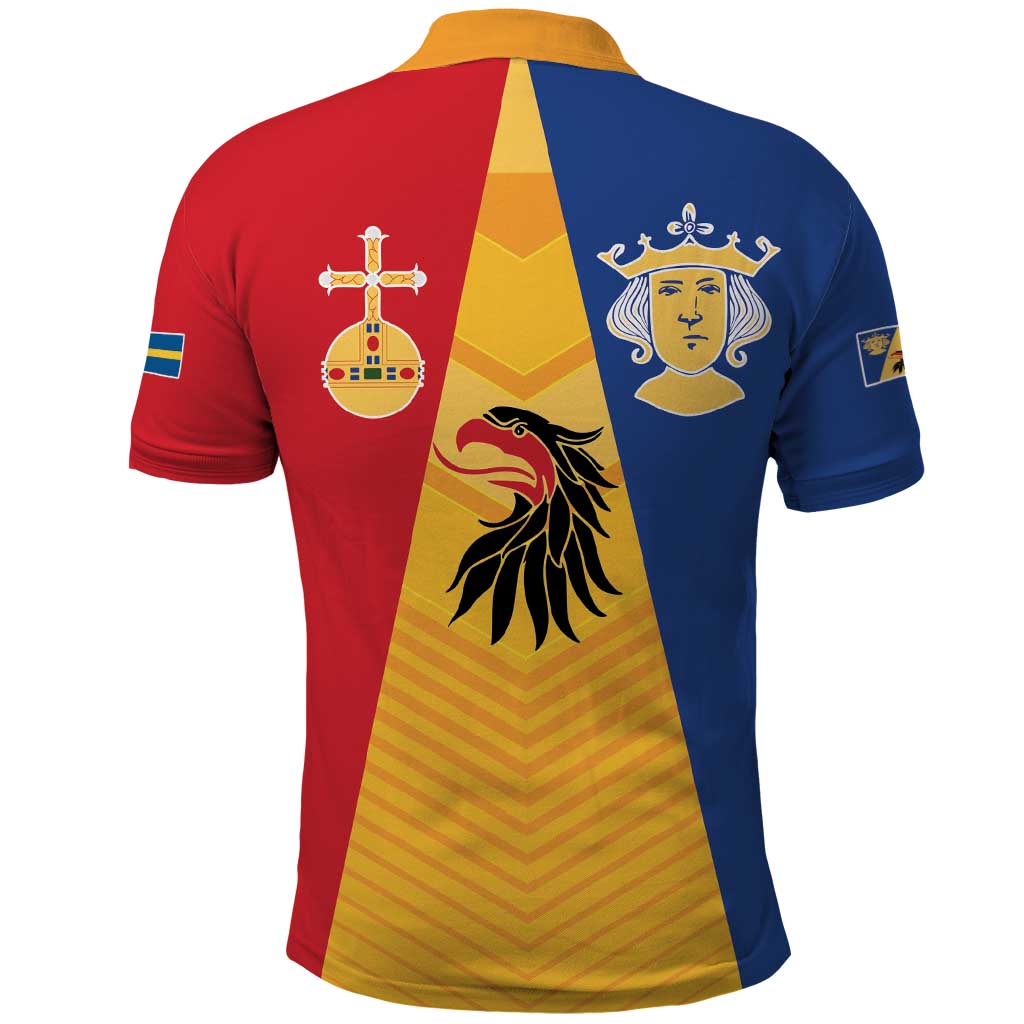Kingdom of Sweden Stockholm County Polo Shirt Flag Style LT17