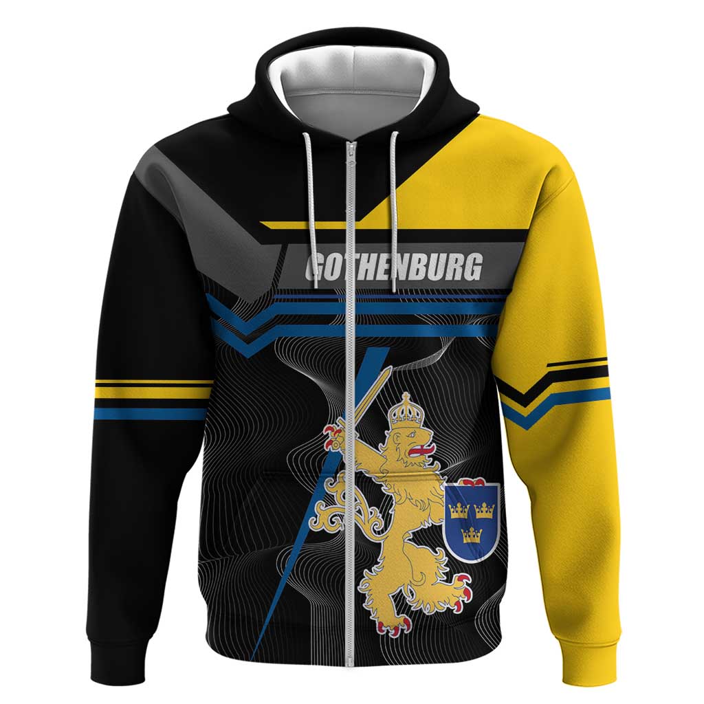 Personalized Kingdom of Sweden Gothenburg Hoodie Sweden Vastra Gotaland County LT17