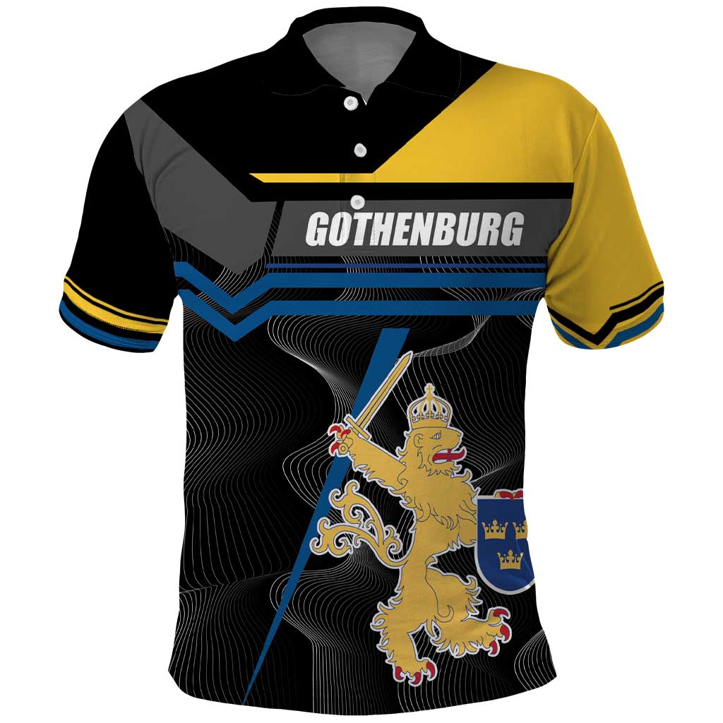 Personalized Kingdom of Sweden Gothenburg Polo Shirt Sweden Vastra Gotaland County LT17