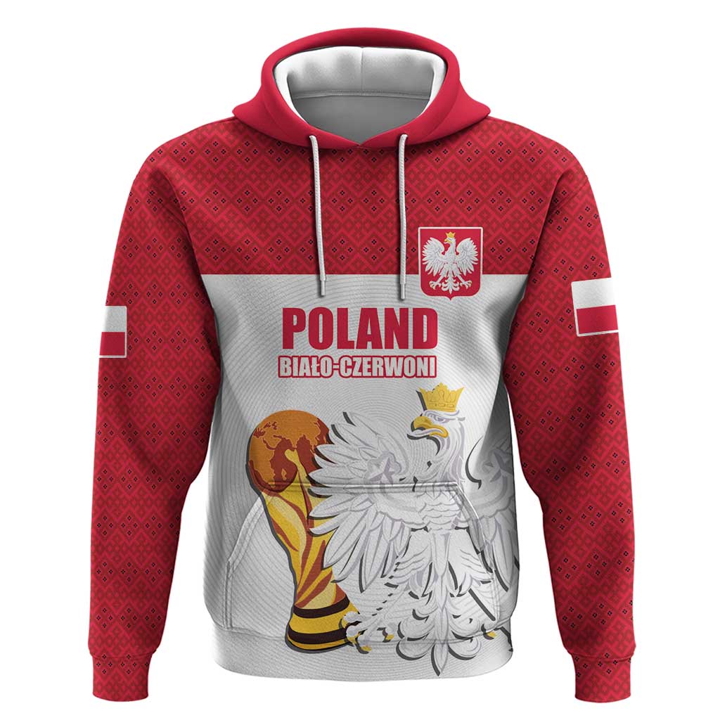 Custom Poland Football Champions Hoodie Sporty Style LT17