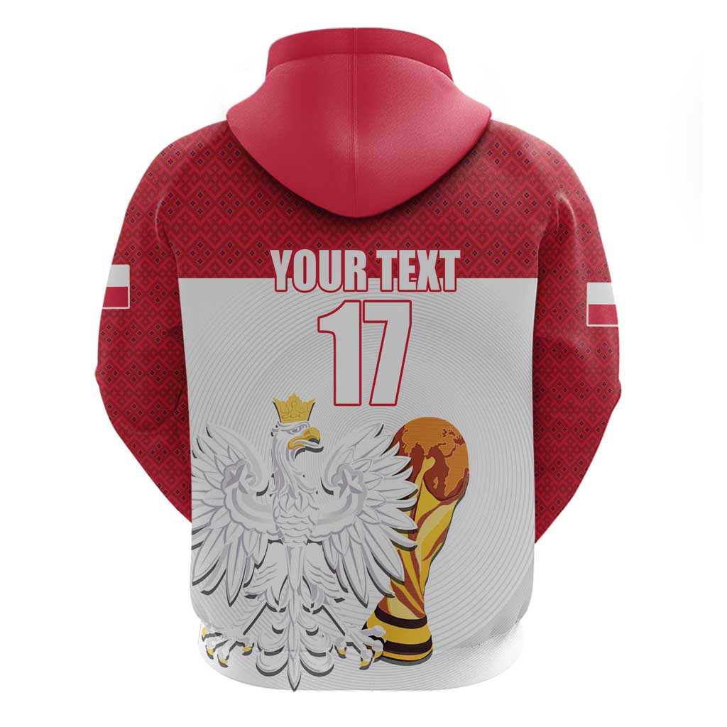 Custom Poland Football Champions Hoodie Sporty Style LT17