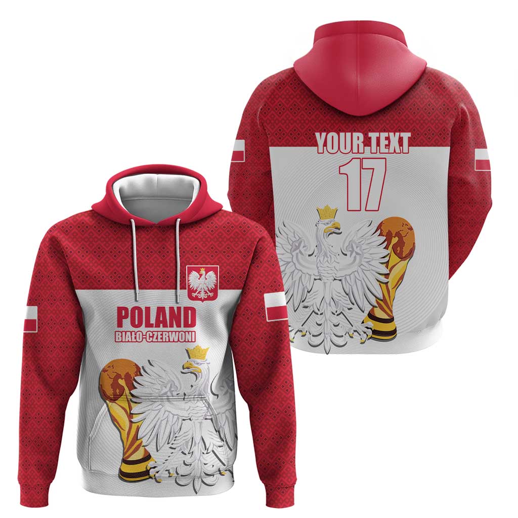 Custom Poland Football Champions Hoodie Sporty Style LT17