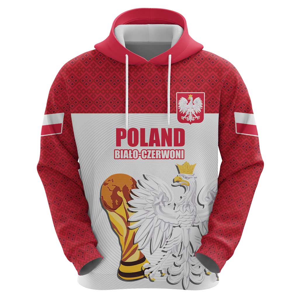 Custom Poland Football Champions Hoodie Sporty Style LT17