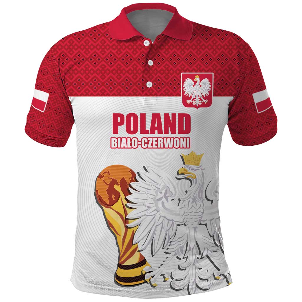 Custom Poland Football Champions Polo Shirt Sporty Style LT17