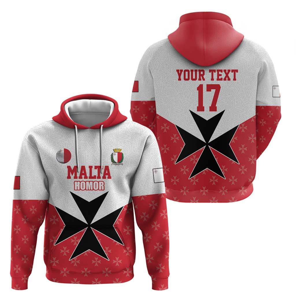 Custom Malta Football Champions Hoodie Sporty Style LT17
