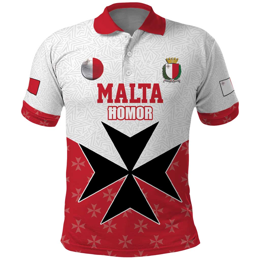 Custom Malta Football Champions Polo Shirt Sporty Style LT17