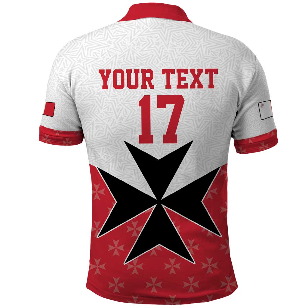 Custom Malta Football Champions Polo Shirt Sporty Style LT17