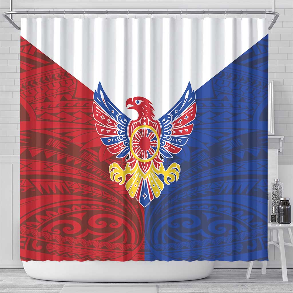 Philippine Eagle Week Shower Curtain Filipino Patern LT17