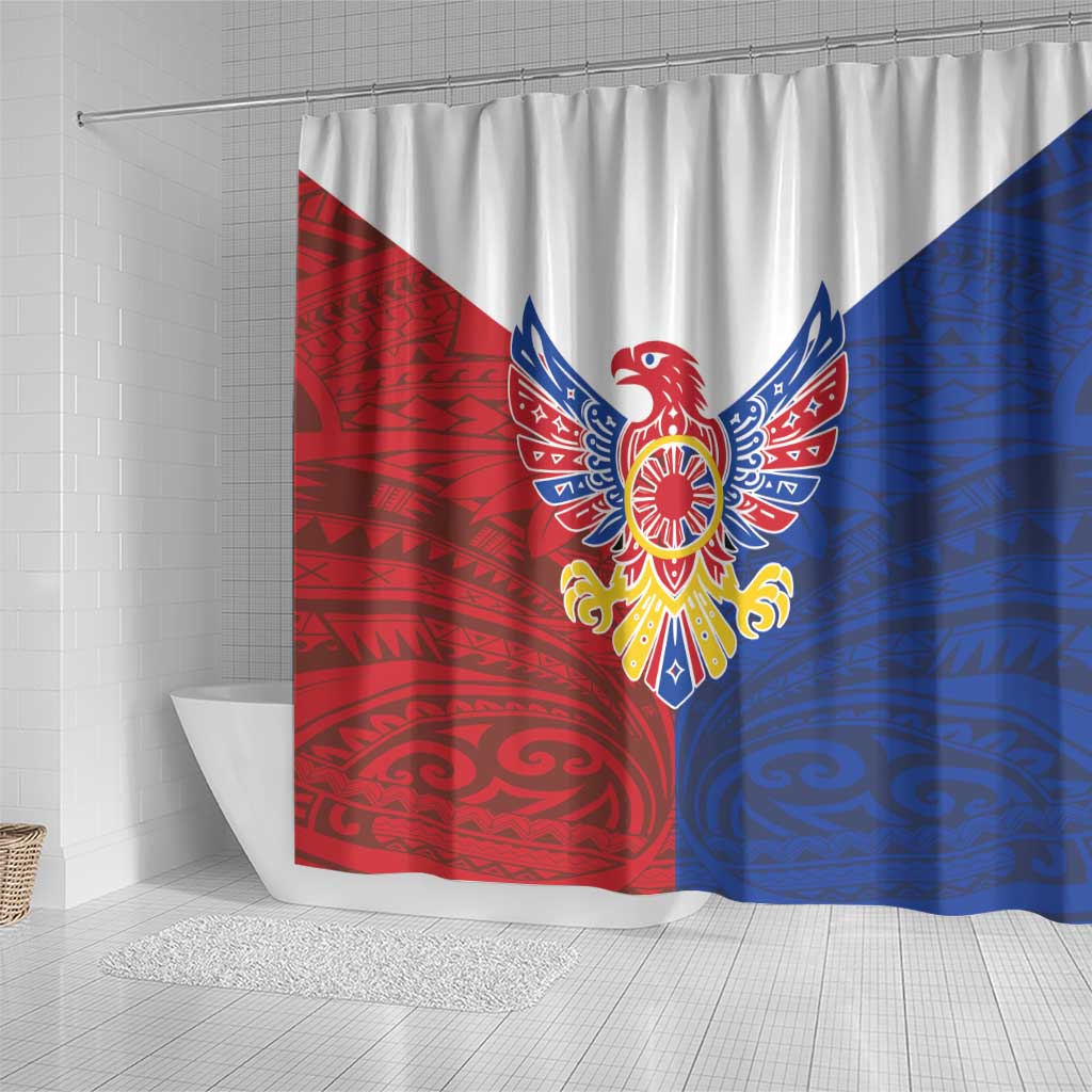 Philippine Eagle Week Shower Curtain Filipino Patern LT17