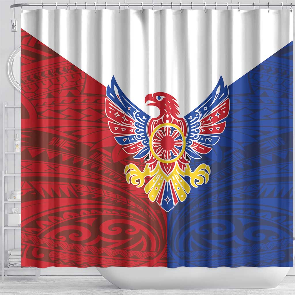 Philippine Eagle Week Shower Curtain Filipino Patern LT17