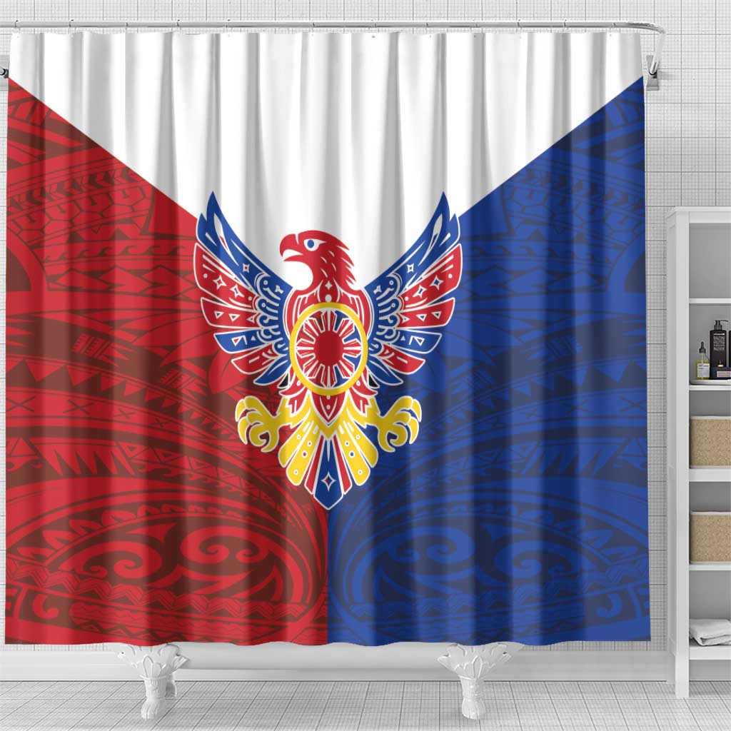 Philippine Eagle Week Shower Curtain Filipino Patern LT17