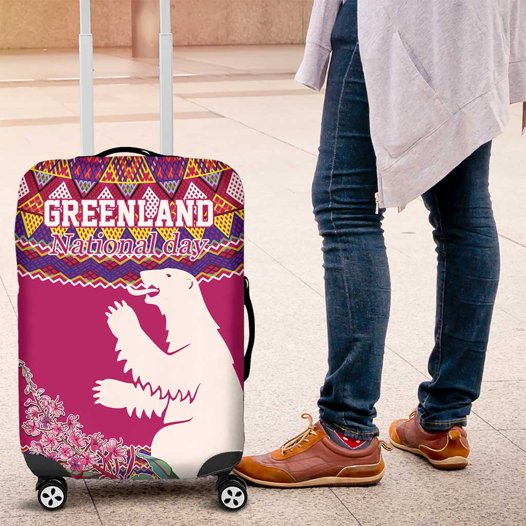 Greenland National Day Luggage Cover Inuit Kalaallisuut style LT17