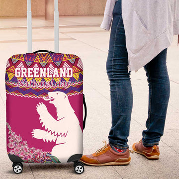 Greenland National Day Luggage Cover Inuit Kalaallisuut style LT17