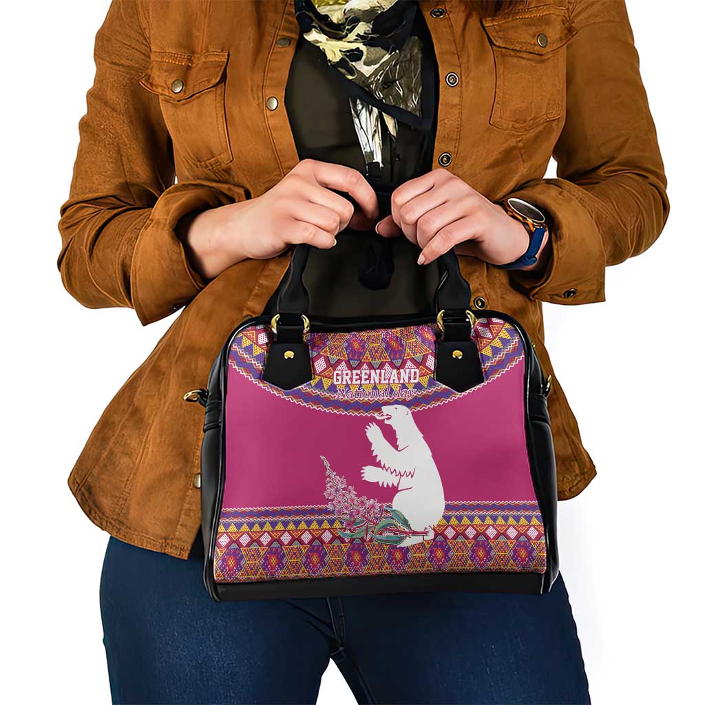 Greenland National Day Shoulder Handbag Inuit Kalaallisuut style LT17