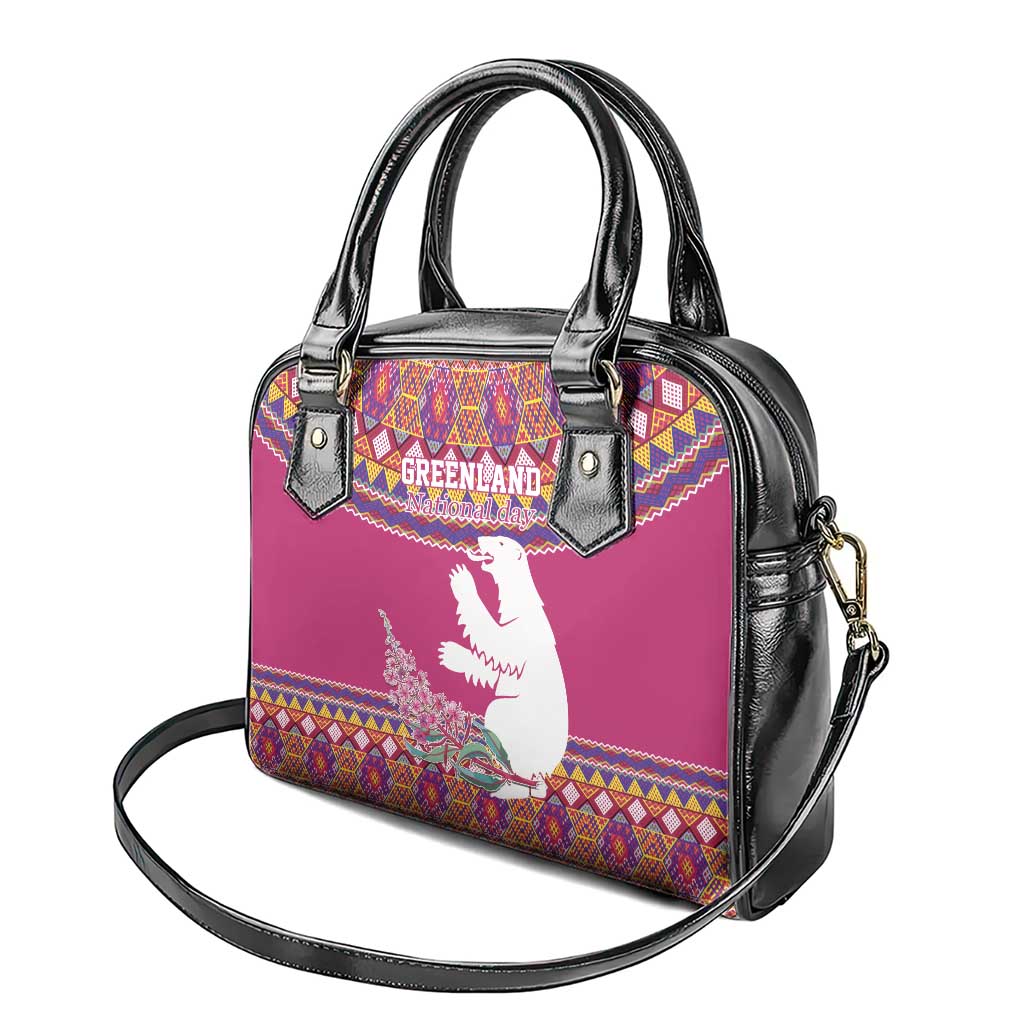 Greenland National Day Shoulder Handbag Inuit Kalaallisuut style LT17