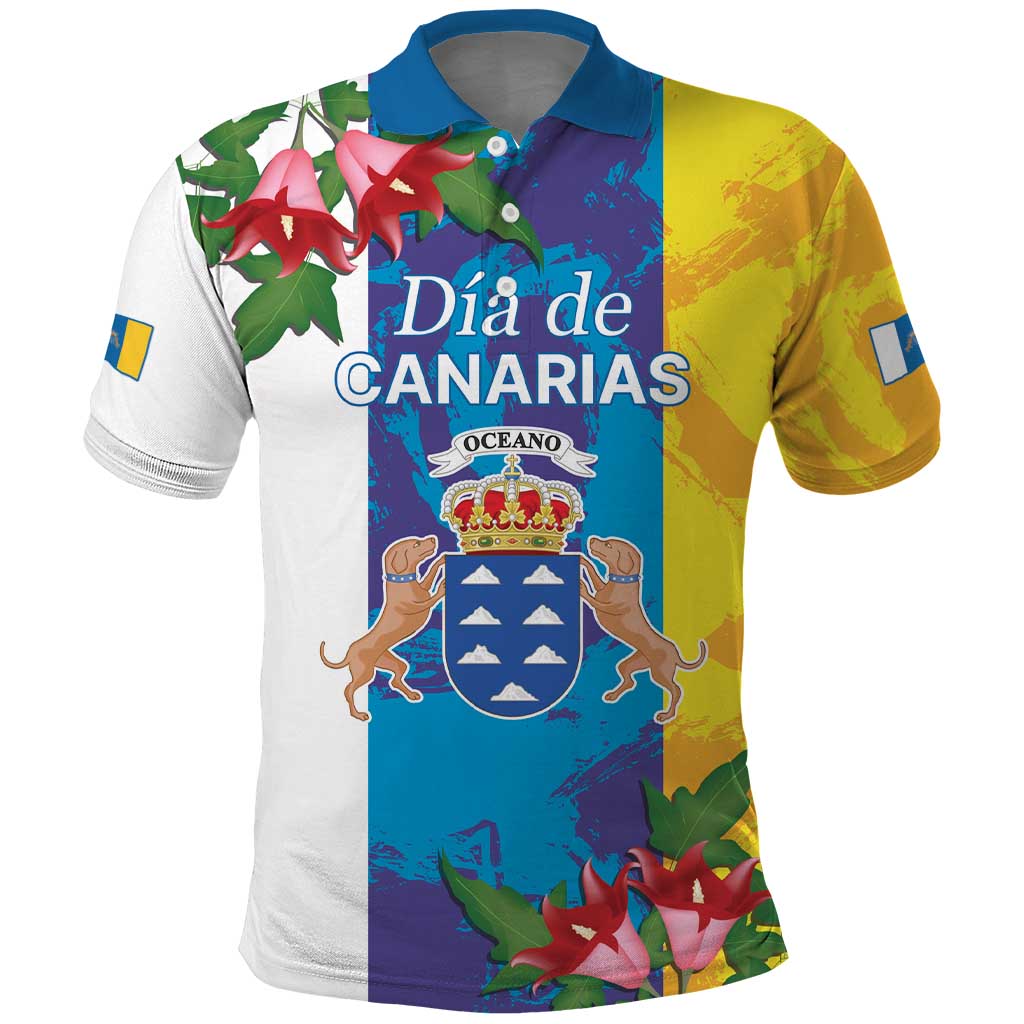 Canary Islands Dia de Canarias Polo Shirt 42th Anniversary LT17