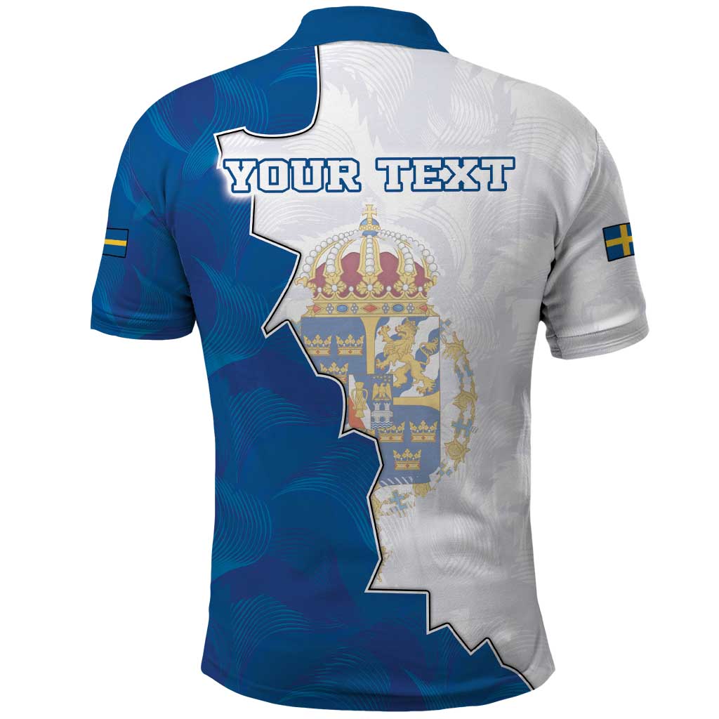 Personalized Kingdom of Sweden Coat of arms Polo Shirt LT17