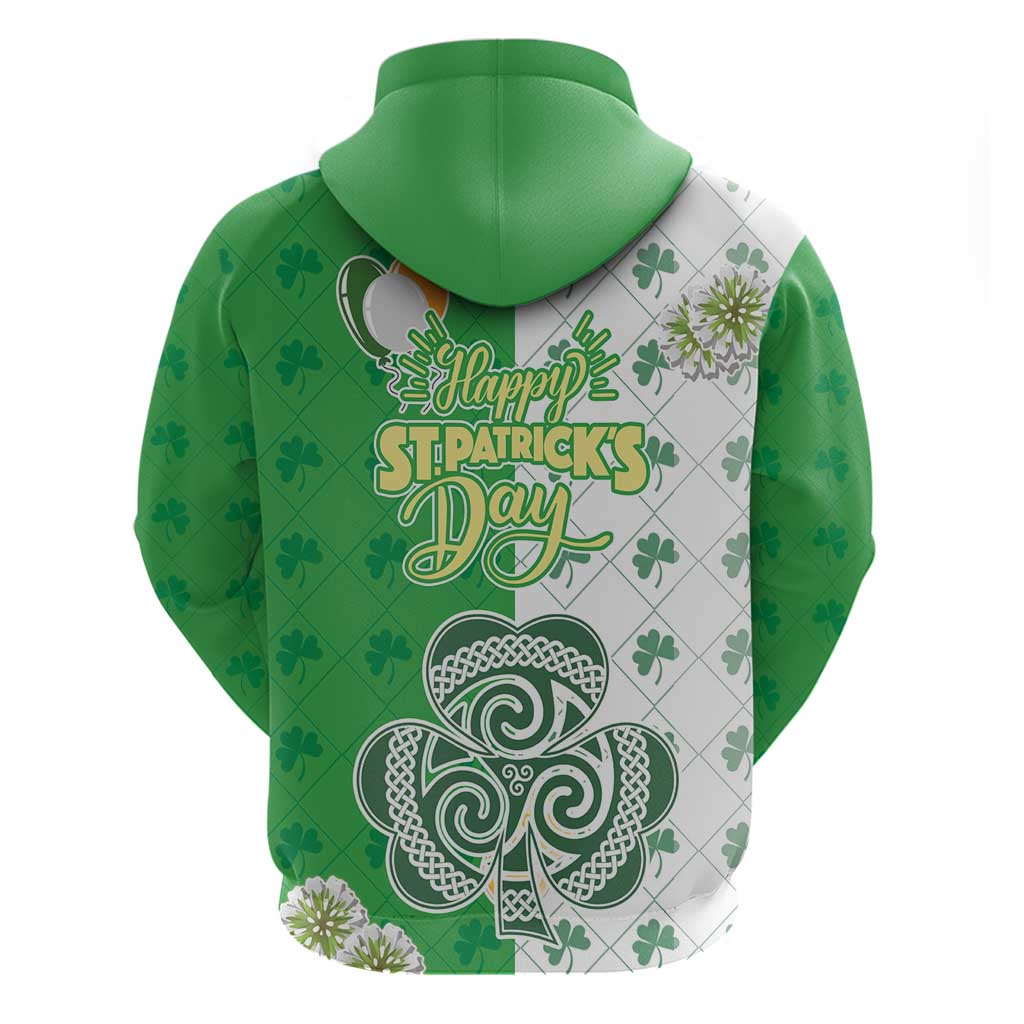 Ireland 17th March Saint Patrick's Day Hoodie Irish Leprechaun with Shamrock LT17
