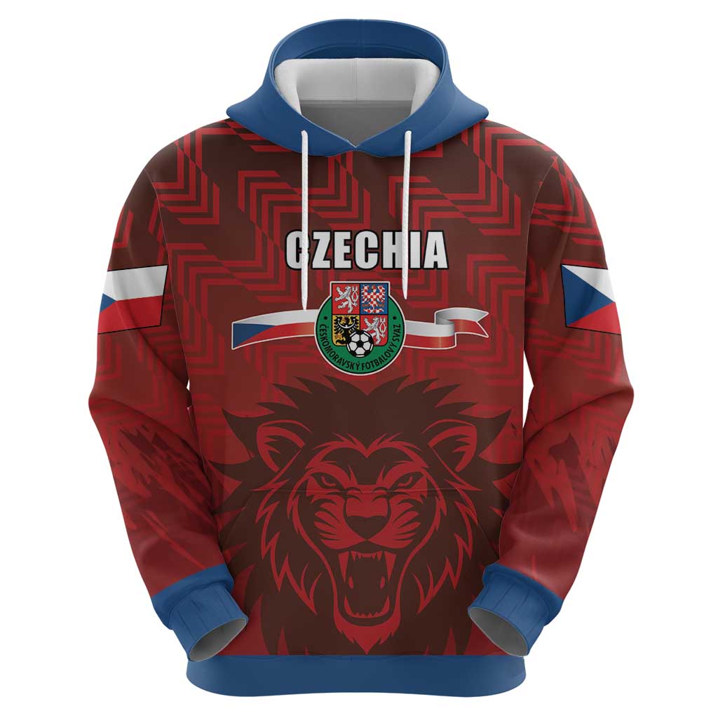 Czech Republic Football Custom Hoodie Sporty Style LT17