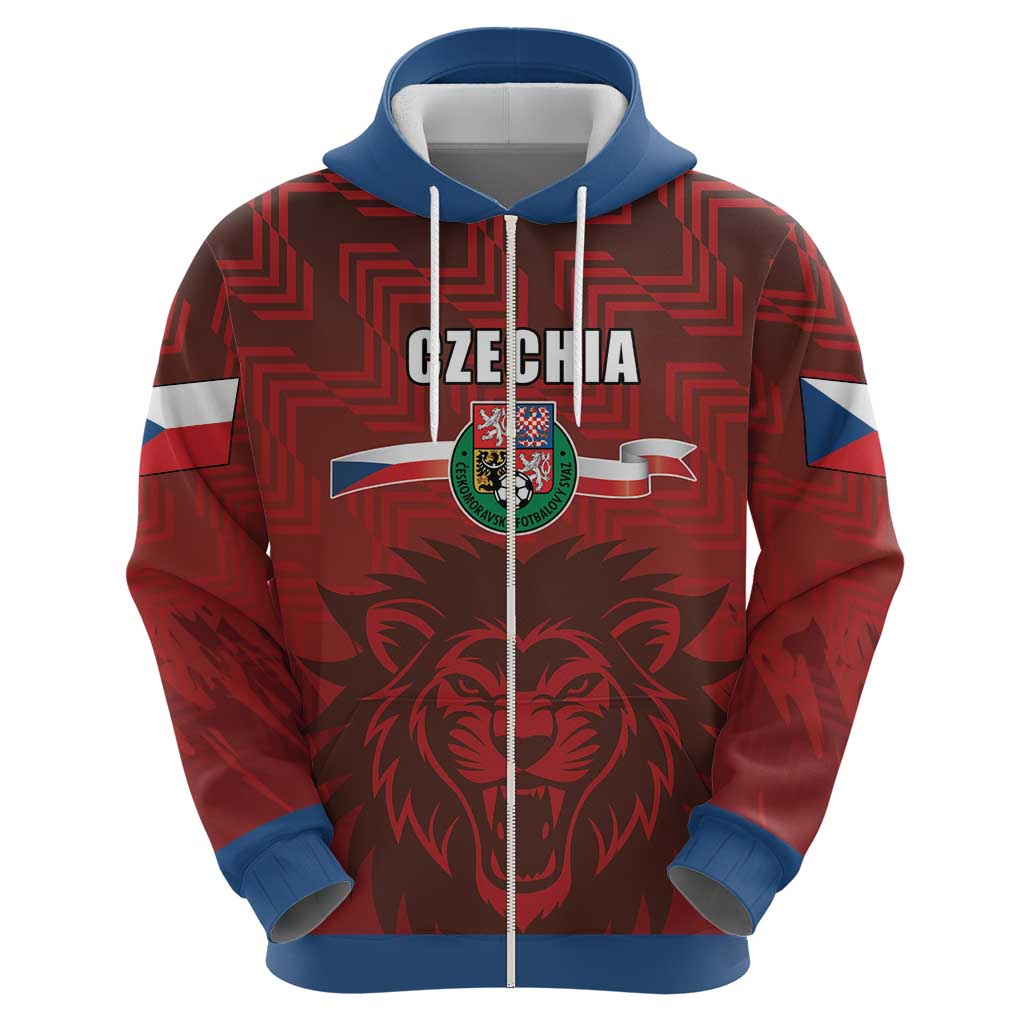 Czech Republic Football Custom Hoodie Sporty Style LT17