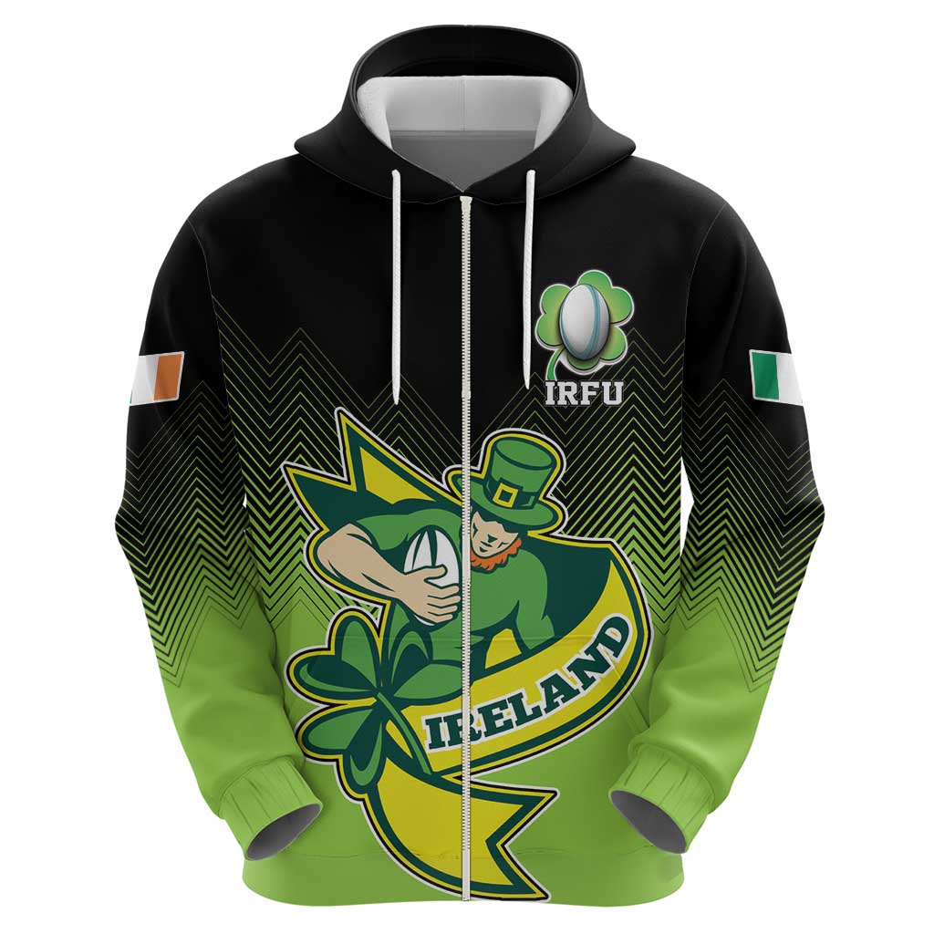 Custom Ireland Rugby Go Champions Hoodie Irish Shamrock LT17