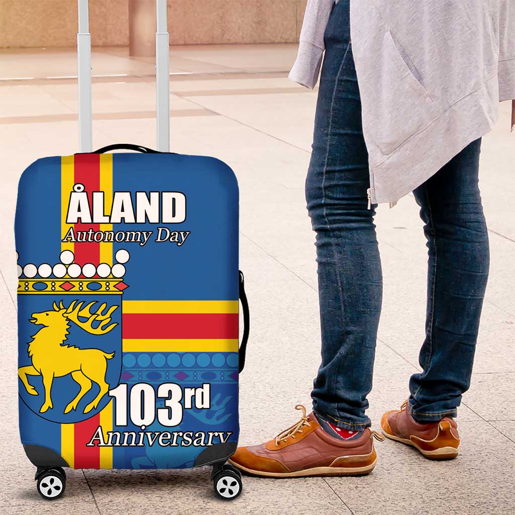Aland's Autonomy Day Luggage Cover 103rd Anniversary LT17