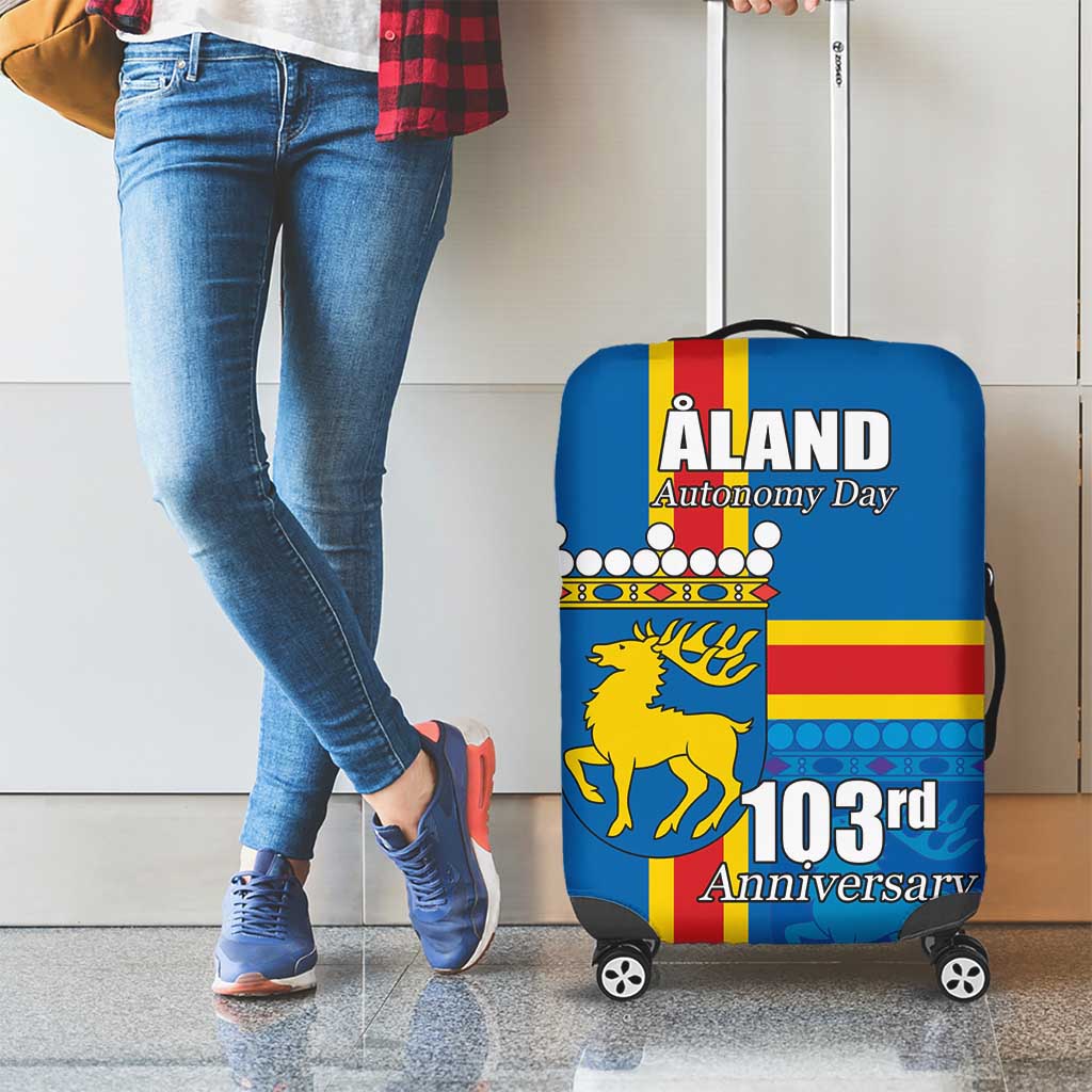 Aland's Autonomy Day Luggage Cover 103rd Anniversary LT17