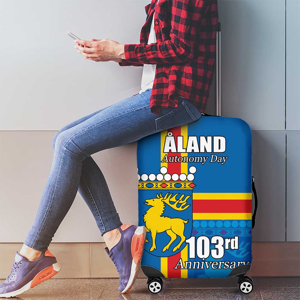 Aland's Autonomy Day Luggage Cover 103rd Anniversary LT17