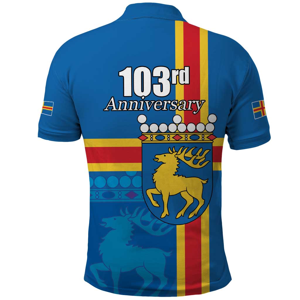 Aland's Autonomy Day Polo Shirt 103rd Anniversary LT17