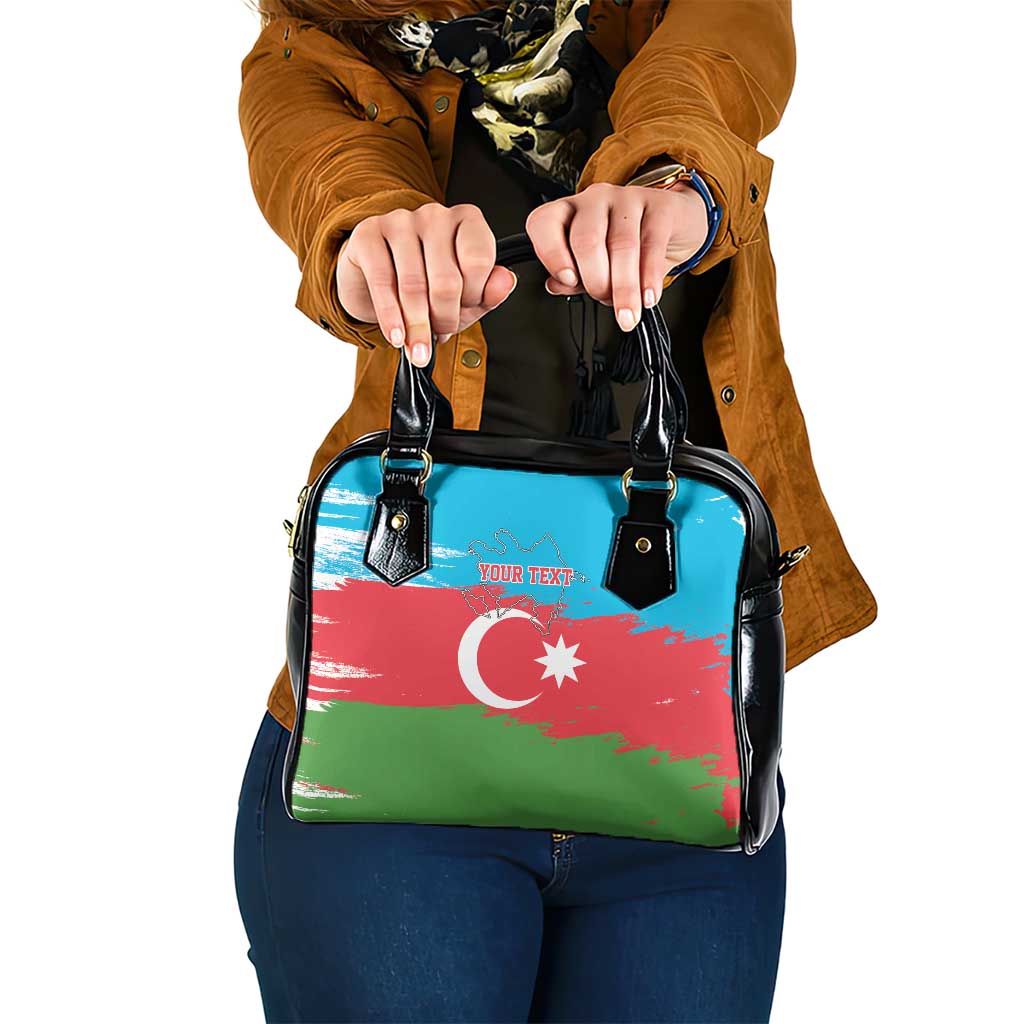 Personalized Azerbaijan Flag Style Shoulder Handbag Azerbaijani Flag Day LT17