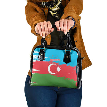 Personalized Azerbaijan Flag Style Shoulder Handbag Azerbaijani Flag Day LT17