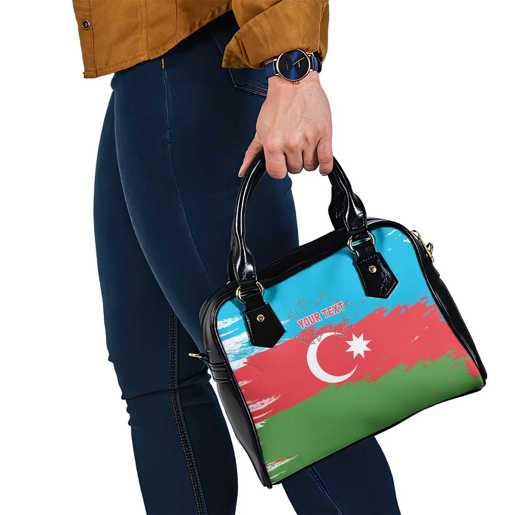 Personalized Azerbaijan Flag Style Shoulder Handbag Azerbaijani Flag Day LT17