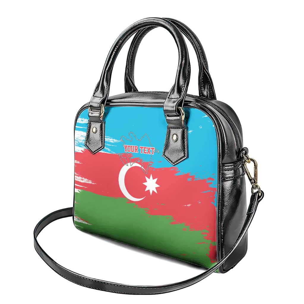 Personalized Azerbaijan Flag Style Shoulder Handbag Azerbaijani Flag Day LT17