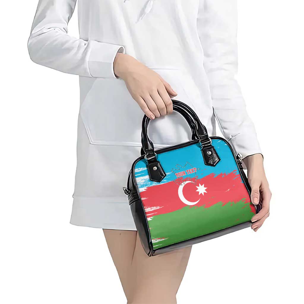 Personalized Azerbaijan Flag Style Shoulder Handbag Azerbaijani Flag Day LT17