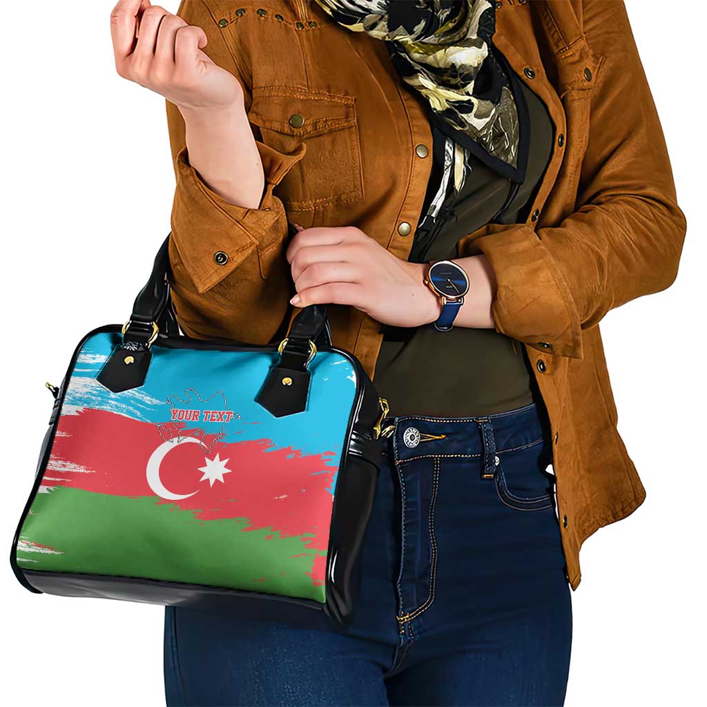 Personalized Azerbaijan Flag Style Shoulder Handbag Azerbaijani Flag Day LT17