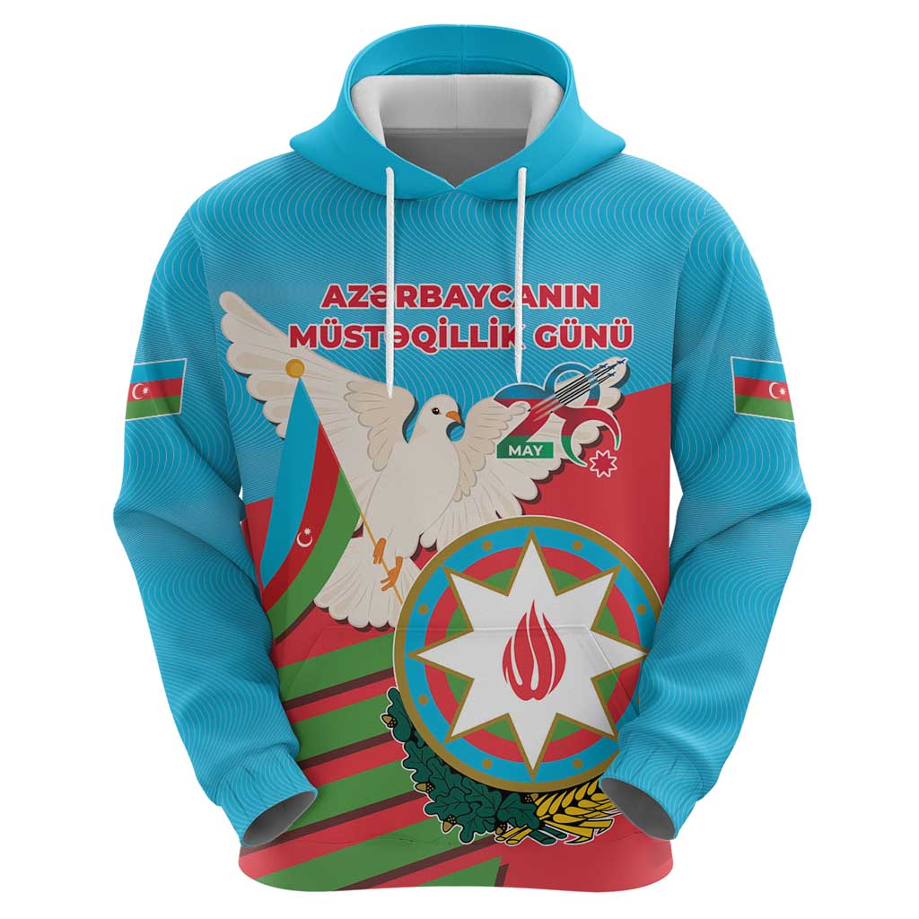 Azerbaijan Independence Day Hoodie Mustəqillik Gunu LT17