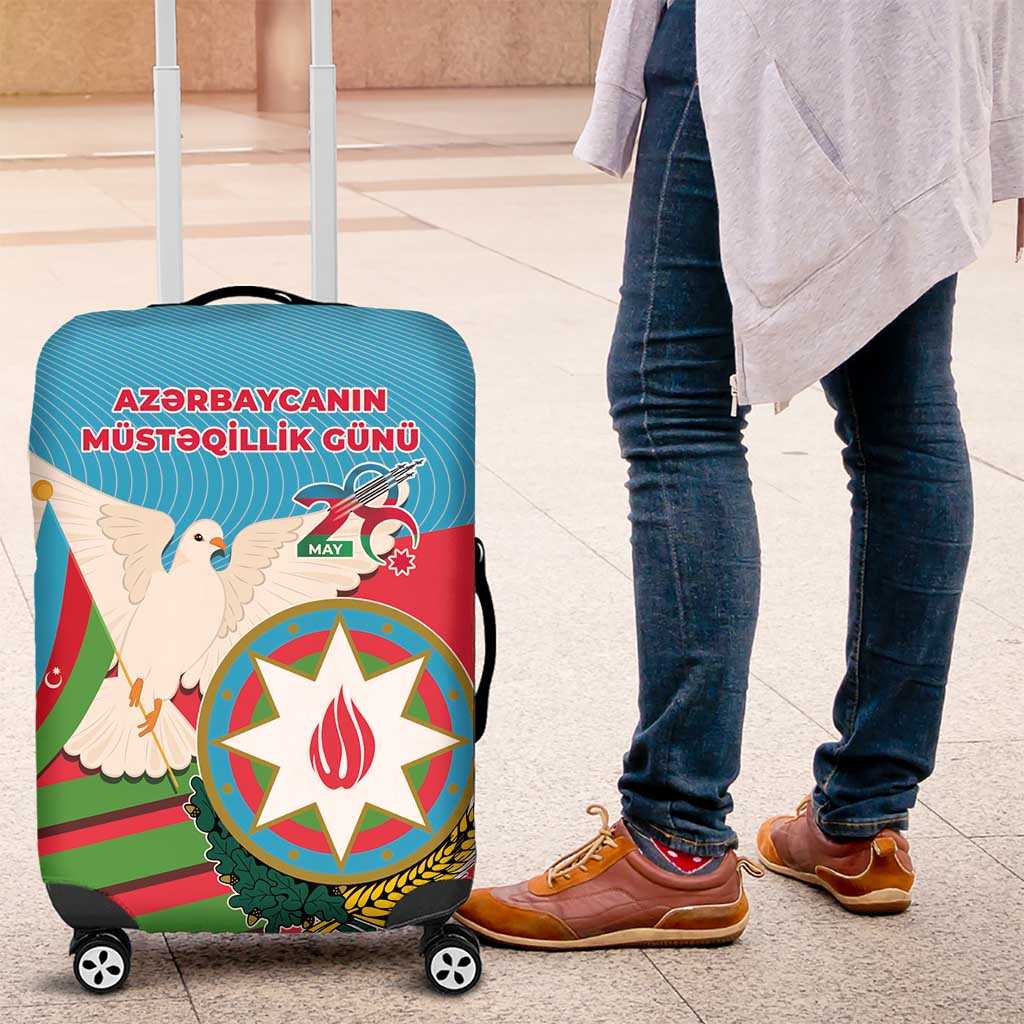 Azerbaijan Independence Day Luggage Cover Must?qillik Gunu LT17
