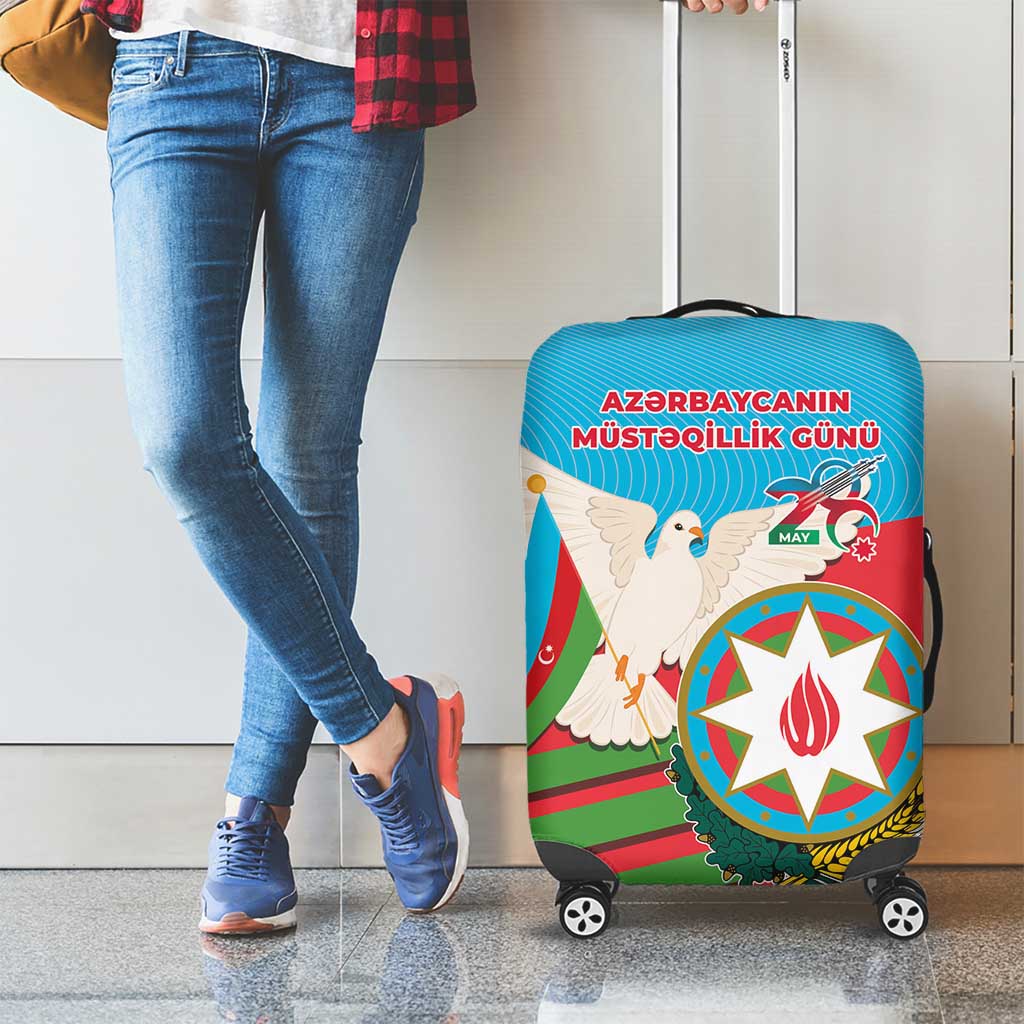 Azerbaijan Independence Day Luggage Cover Must?qillik Gunu LT17