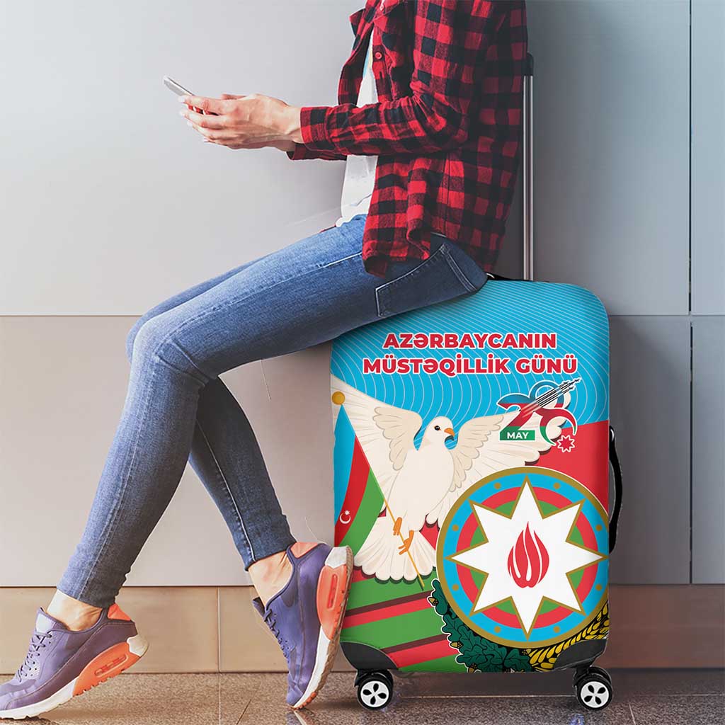 Azerbaijan Independence Day Luggage Cover Must?qillik Gunu LT17