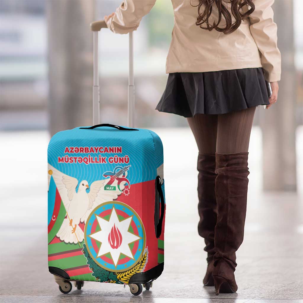 Azerbaijan Independence Day Luggage Cover Must?qillik Gunu LT17