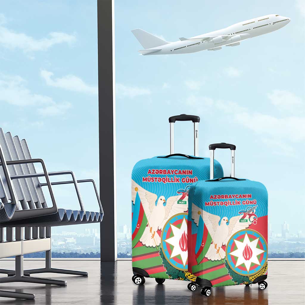 Azerbaijan Independence Day Luggage Cover Must?qillik Gunu LT17